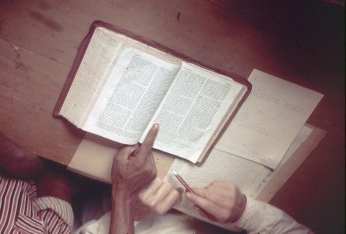 76. Translating Marks Gospel, late 1960s.jpg_small.jpg 76. Translating Marks Gospel, late 1960s.jpg_small.jpg